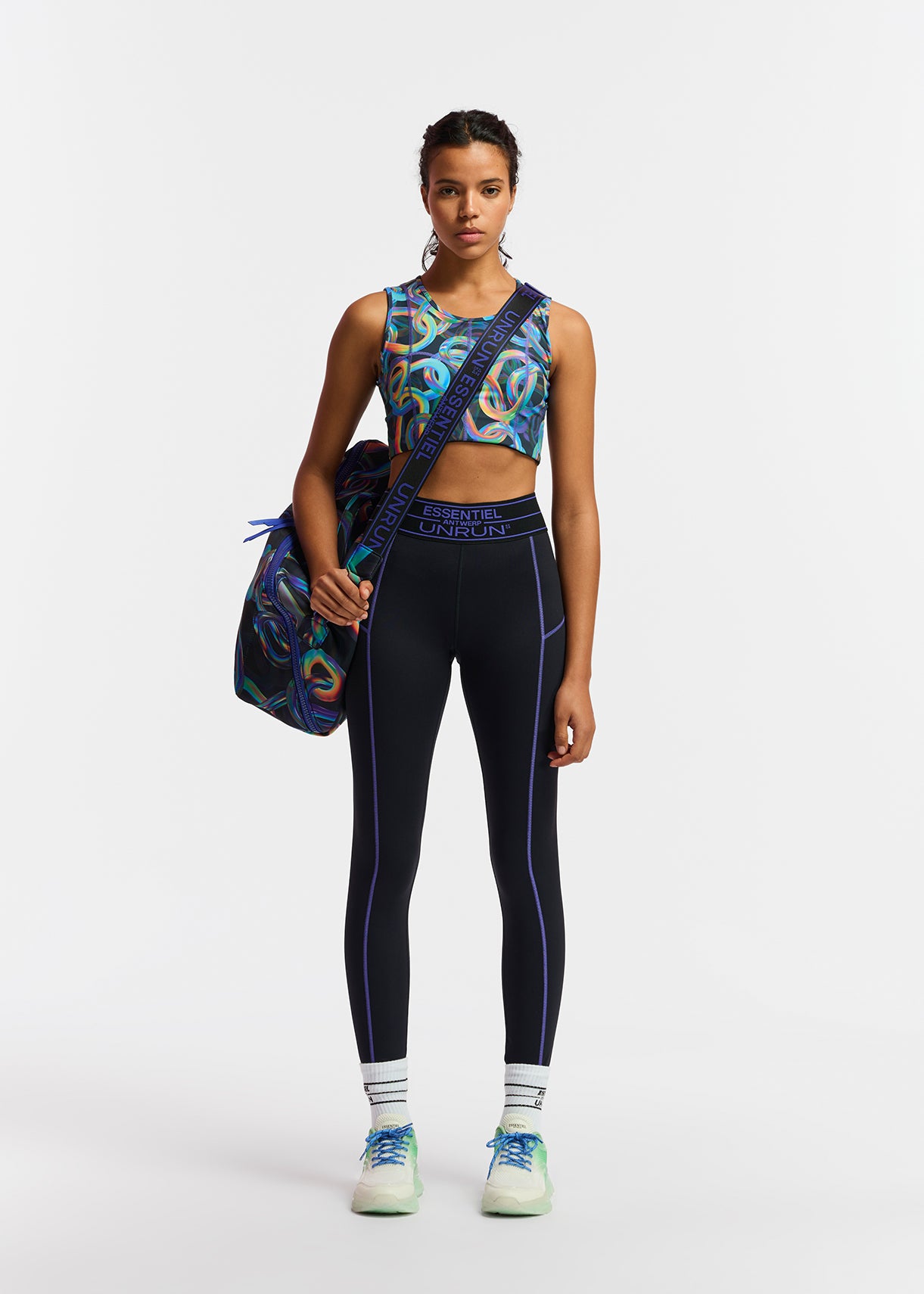 Essentiel Antwerp x UNRUN black leggings